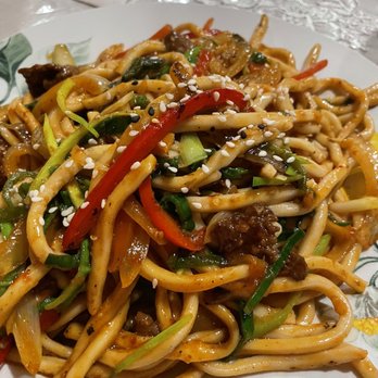 Silk Road Uyghur Cuisine - Dry Fried Noodle - Chinese Near Me - Cambridge, Massachusetts