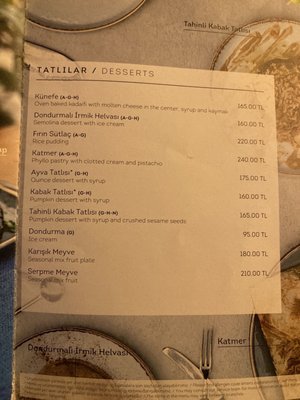 Menu photo 5 Kodebasi Kapadokya Göreme, 50
