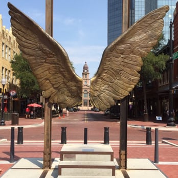 Sundance Square - Wings of the City sculpture - Shopping Centers Near Me - Fort Worth, Texas Sundance Square - Wings of the City sculpture - Shopping Centers Near Me - Fort Worth, Texas