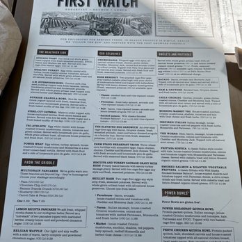 First Watch Matthews - Menu - Breakfast & Brunch Near Me - Matthews, North Carolina