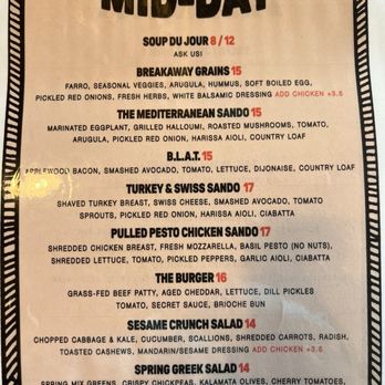 Breakaway Cafe - Cafes Near Me - Culver City, California