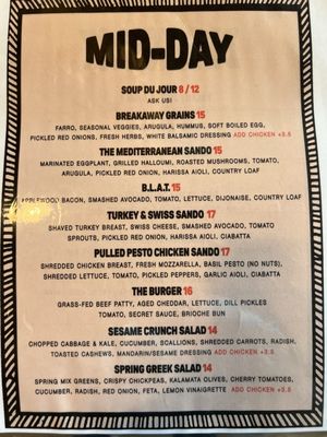 Menu photo 3 Breakaway Cafe Culver City, CA