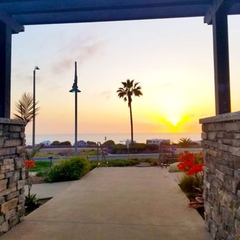 Chandler's Oceanfront Dining - View from the terrace, really pretty. - New American Near Me - Carlsbad, California