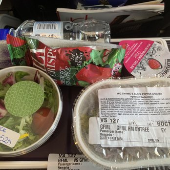 Virgin Atlantic - Gluten Free Regular Meal - Airlines Near Me - Manchester, XGM