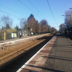 Erdington Railway Station - Cold but sunny day.