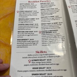 Scott's Family Restaurant - More menu