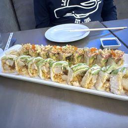Red Dragon Roll and Sexy Scallop Roll Red Dragon Roll and Sexy Scallop Roll