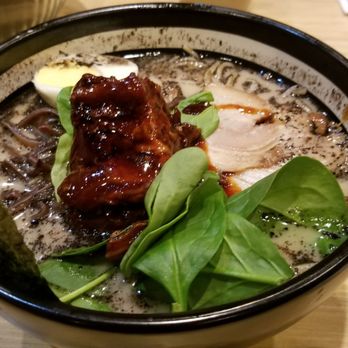 Santa Ramen - Garlic pork flavored ( broth) stewed pork belly ramen - Ramen Near Me - San Mateo, California Santa Ramen - Garlic pork flavored ( broth) stewed pork belly ramen - Ramen Near Me - San Mateo, California