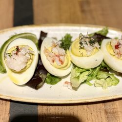 Monkeypod Kitchen by Merriman - Lobster deviled eggs