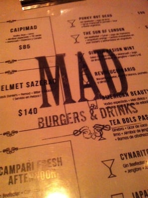 Menu photo 3 Bar Mad Buenos Aires, C