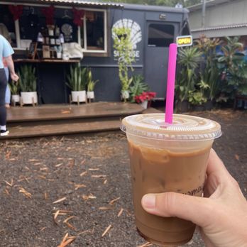 Sunrise Coffee - CocoMoco latte iced - Coffee & Tea Near Me - Lihue, Hawaii