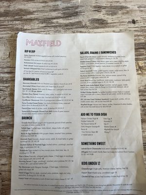 Menu photo 8 Mayfield San Juan Capistrano, CA