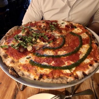 Rubirosa - Small pie with tie-dye and Rubirosa supreme - Italian Near Me - New York, New York