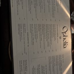 Menu Menu