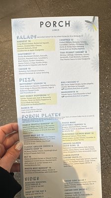 Menu photo 4 The Porch Pittsburgh, PA