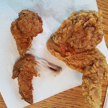 KFC - I had the original recipe and mom had the crunchy. Side by side wings here. Crazy - Fast Food Near Me - Bryan, Ohio