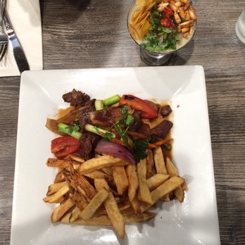 Mancora Peruvian Cuisine - Lomo saltado and ceviche le tigre - Peruvian Near Me - Alhambra, California
