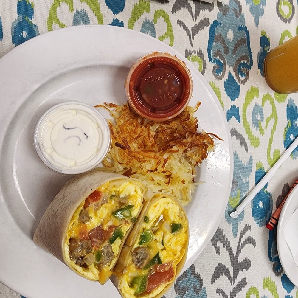 Peach's - SR 64 E - Burrito was huge! - Breakfast & Brunch Near Me - Bradenton, Florida
