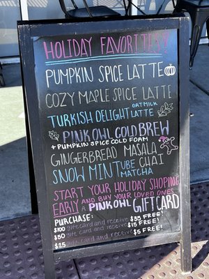 Menu photo 1 Pink Owl Coffee Petaluma, CA Menu photo 1 Pink Owl Coffee Petaluma, CA