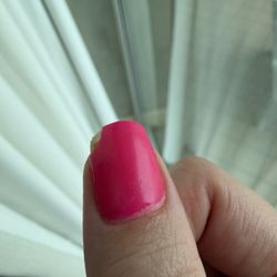 Right hand thumb nail already started to chip away after two days and the manicure service was $110