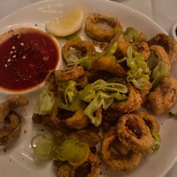 Crossroads Kitchen - Calamari Fritti (GF) - Vegan Near Me - Los Angeles, California Crossroads Kitchen - Calamari Fritti (GF) - Vegan Near Me - Los Angeles, California