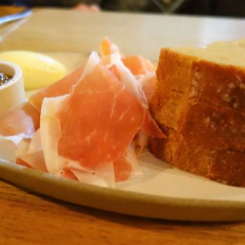 Lilia - Lilia 12/23/18: Prosciutto, Balsamic Mustard, Parmigiano Butter - Italian Near Me - Brooklyn, New York Lilia - Lilia 12/23/18: Prosciutto, Balsamic Mustard, Parmigiano Butter - Italian Near Me - Brooklyn, New York