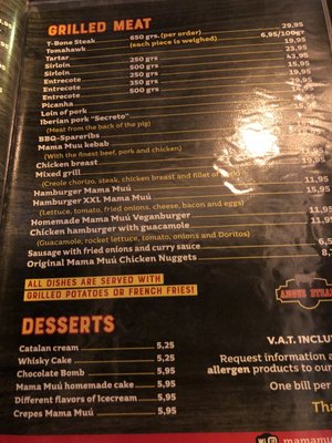 Menu photo 1 Mama Muú Palma, PM