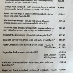 Gielty's Clew Bay - Main course