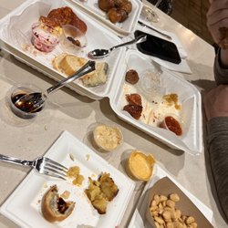 Residual Sugar Wine Bar - Food served in paper to go boxes. Sorry for the horrible photo.