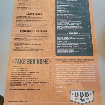 Big Bad Breakfast - Barret Ave - Menu back - Breakfast & Brunch Near Me - Louisville, Kentucky Big Bad Breakfast - Barret Ave - Menu back - Breakfast & Brunch Near Me - Louisville, Kentucky