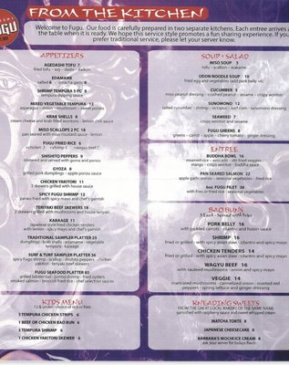 Menu photo 4 Fugu Sushi Ormond Beach, FL Menu photo 4 Fugu Sushi Ormond Beach, FL