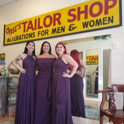 Rose Tailor Shop - Me with my 2 daughters Alexa and RacheI in our gowns for my son Danny's wedding that Naya beautifully altered for us. Thanks again Naya