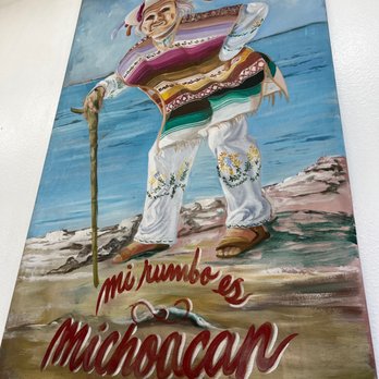 Socorro's Restaurant - This cool large painting - Mexican Near Me - Van Nuys, California