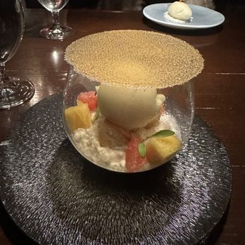 Empress by Boon - Desert with pineapple sorbet. I like the sorbet. - Cantonese Near Me - San Francisco, California Empress by Boon - Desert with pineapple sorbet. I like the sorbet. - Cantonese Near Me - San Francisco, California