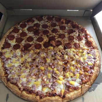 Rocco's Pizza - Half pep/half Hawaiian - Pizza Near Me - Escondido, California Rocco's Pizza - Half pep/half Hawaiian - Pizza Near Me - Escondido, California