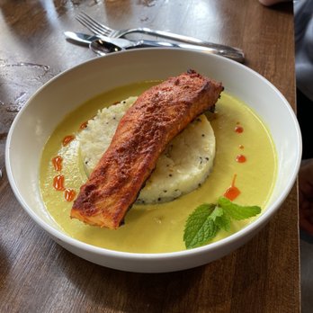 Zaika - Salmon Moilee - Indian Near Me - Seattle, Washington Zaika - Salmon Moilee - Indian Near Me - Seattle, Washington