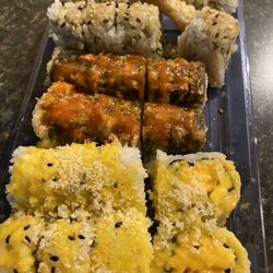 Totoro Sushi - Mango crispy  Dynamite  Salmon tempura roll