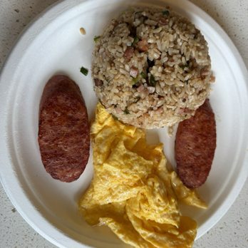 Koa Pancake House - Small Bites: Fried Rice, 1 Egg, 2 Portuguese Sausages - Breakfast & Brunch Near Me - Kapolei, Hawaii