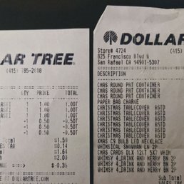 Original receipt on right...bogus exchange receipt on left Original receipt on right...bogus exchange receipt on left