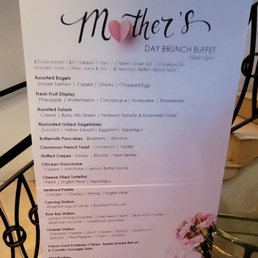 mother's day brunch buffet