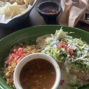 La Viva Tex Mex - El Flaco Flauta Combo - Mexican Near Me - Houston, Texas
