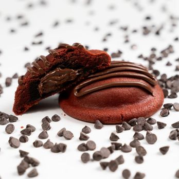 Dirty Dough - a chocolate cookie with a bite taken out of it - Desserts Near Me - Fort Collins, Colorado Dirty Dough - a chocolate cookie with a bite taken out of it - Desserts Near Me - Fort Collins, Colorado