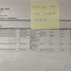 Texas Family Fitness - Bill for 2 months