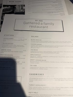 Menu photo 3 Gathered Post Falls, ID