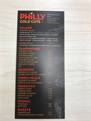 Menu photo 3 Philly Cold Cuts - Red Mill Virginia Beach, VA