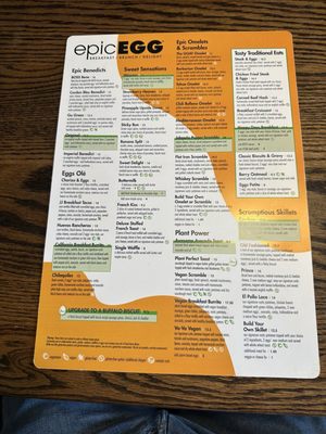 Menu photo 2 Epic Egg -  23rd Ave Greeley, CO