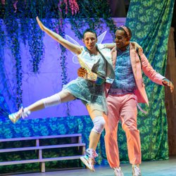 Penfold Theatre - Taylor Flanagan and Dane Parker as Puck and Oberon in A Midsummer Night's Dream (Steve Rogers)