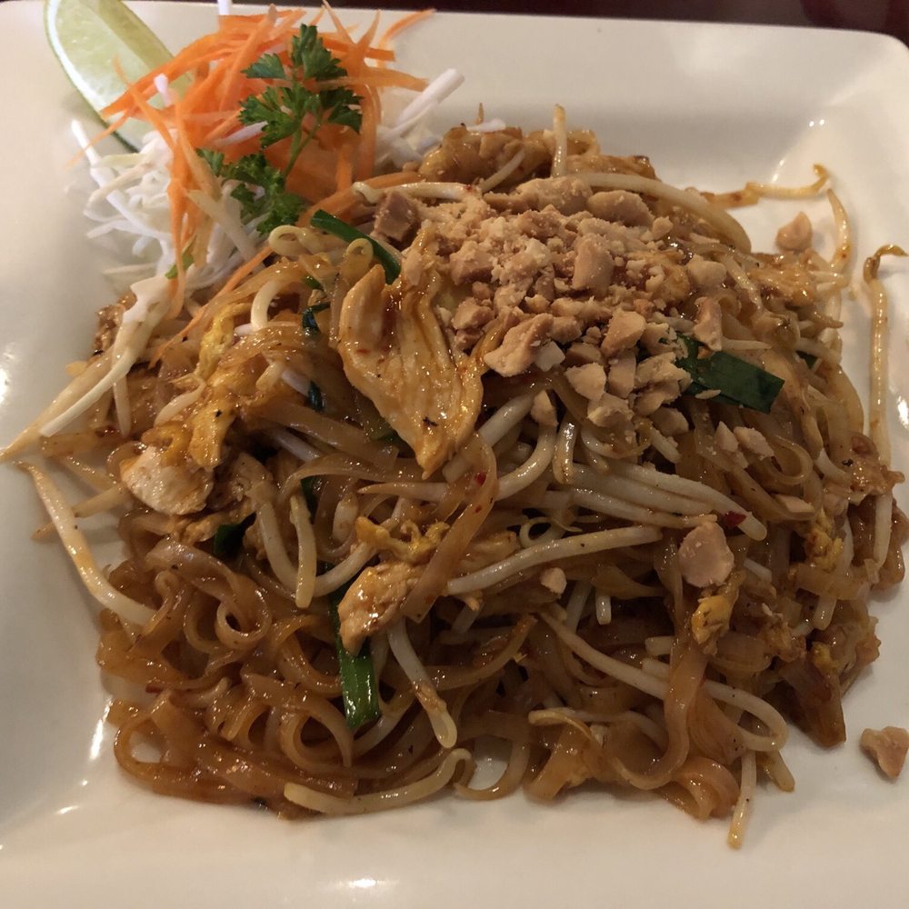 Thai Basil Leaf - Chicken pad Thai - $10 - Thai Near Me - Arlington, Texas Thai Basil Leaf - Chicken pad Thai - $10 - Thai Near Me - Arlington, Texas