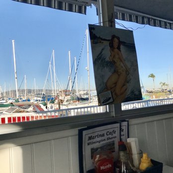 Marina Cafe - View from inside the diner. Awesome poster! - Cafes Near Me - Wilmington, California Marina Cafe - View from inside the diner. Awesome poster! - Cafes Near Me - Wilmington, California