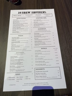 Menu photo 1 Brew Brothers Murphy, NC Menu photo 1 Brew Brothers Murphy, NC
